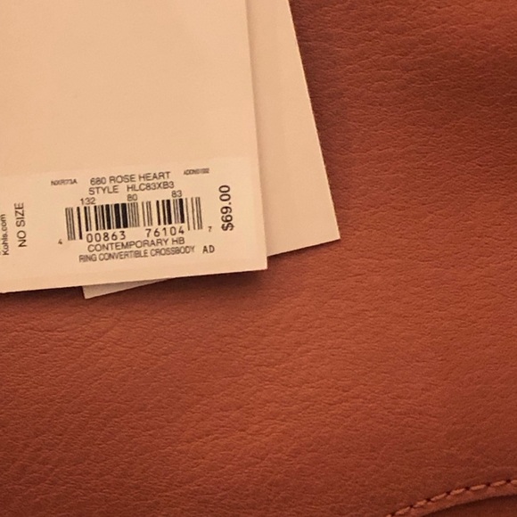 LC cute rose pink slim tote with crossbody strap - Picture 6 of 7